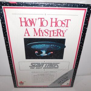 Star Trek The Next Generation How To Host A Mystery Party Game SEALED